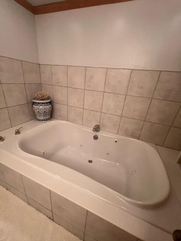 2700 Olde Wood Ct, Minnetonka, MN 55391 - full bathroom with a jetted tub