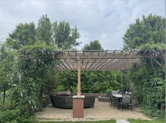 23120 Gardner Ave, Rogers, MN 55374 - view of patio / terrace with a pergola