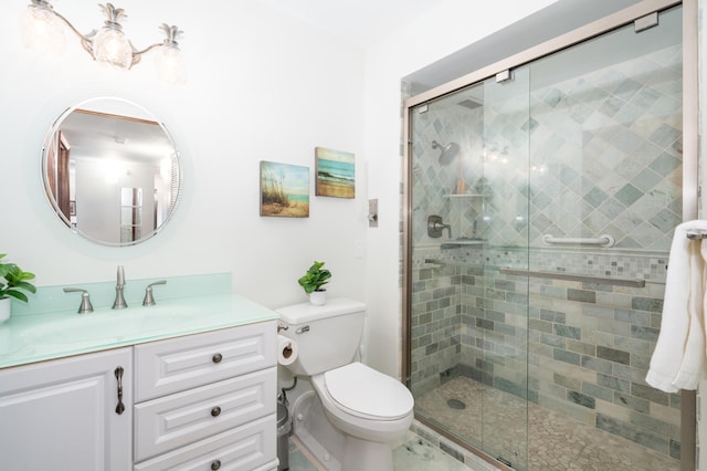 6615 Lake Shore Dr S Unit 803, Richfield, MN 55423 - bathroom with vanity and a shower stall