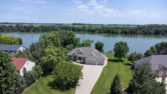 1215 Shore Dr SW, Hutchinson, MN 55350 - view of subject property with a nearby body of water
