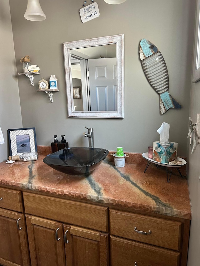 515 2nd St SW, New Richland, MN 56072 - bathroom featuring vanity