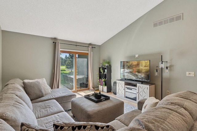 7140 Ivy Ridge Ct, Lino Lakes, MN 55014 - living room with high vaulted ceiling