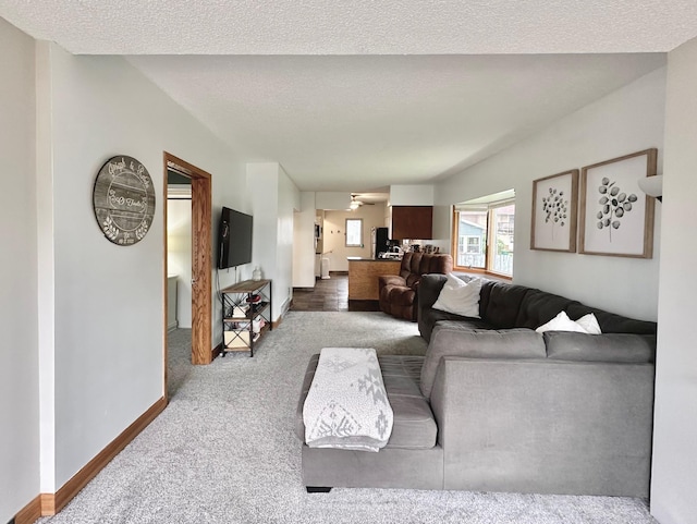 511 3rd St, Nashwauk, MN 55769 - carpeted living area featuring baseboards