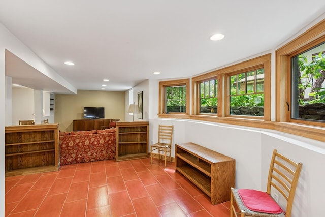 713 4th St E, Northfield, MN 55057 - sitting room featuring recessed lighting and tile patterned floors