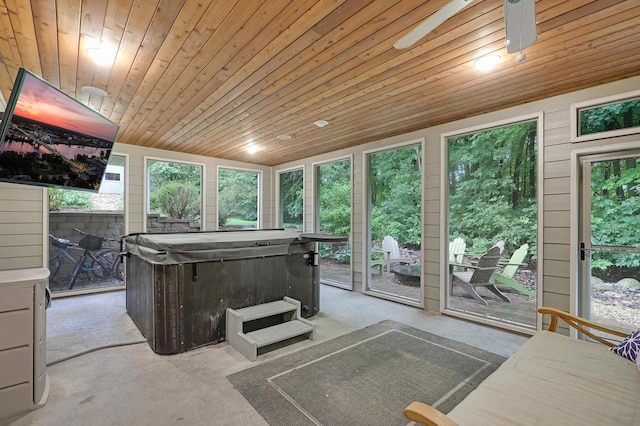 7569 Blackoaks Ln N, Maple Grove, MN 55311 - sunroom with a jacuzzi
