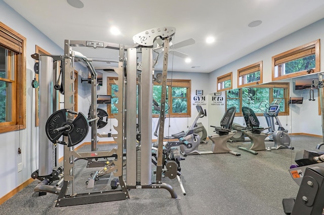 7569 Blackoaks Ln N, Maple Grove, MN 55311 - gym with baseboards