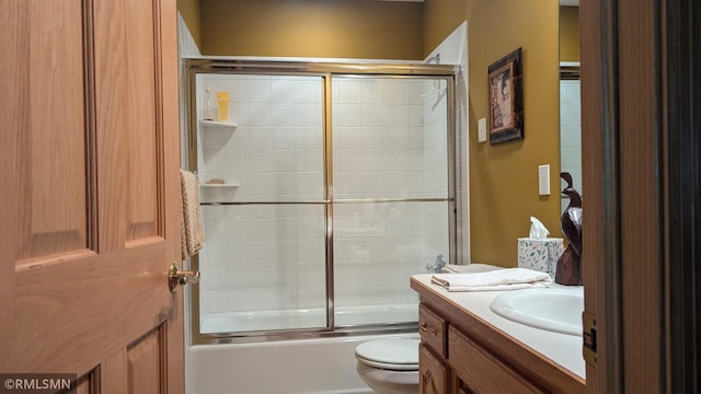 21021 Fresno St NW, Elk River, MN 55330 - bathroom with enclosed tub / shower combo and vanity