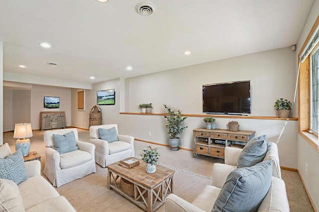 13501 96th Pl N, Maple Grove, MN 55369 - carpeted living area featuring recessed lighting