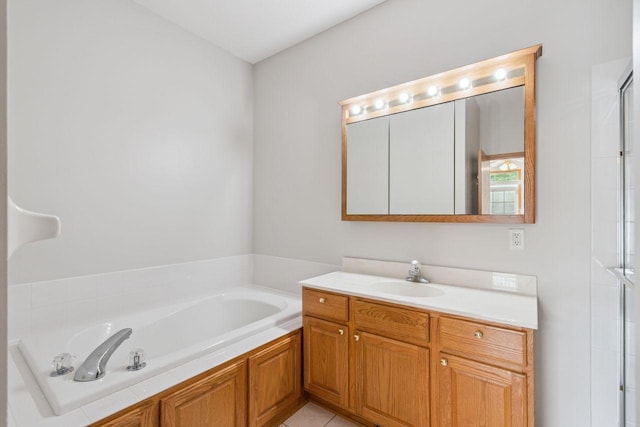 13501 96th Pl N, Maple Grove, MN 55369 - full bath featuring vanity and a garden tub