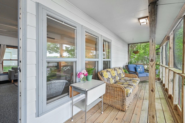 1671 Little Butternut Lake Ln, Luck, WI 54853 - sunroom with healthy amount of natural light