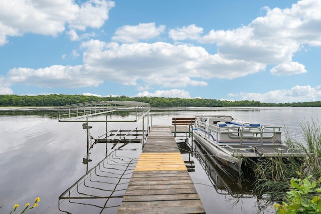 1671 Little Butternut Lake Ln, Luck, WI 54853 - dock area with a water view