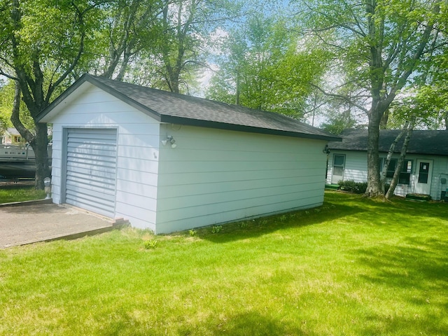 1671 Little Butternut Lake Ln, Luck, WI 54853 - view of detached garage