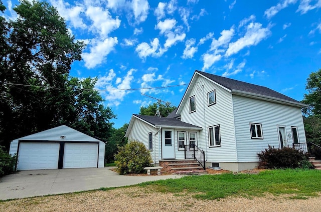 2047 60th Ave, Altona Twp, MN 56164 - traditional-style house featuring an outbuilding and a garage