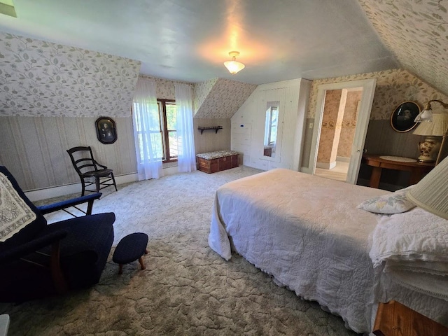 2047 60th Ave, Altona Twp, MN 56164 - bedroom with wallpapered walls and carpet floors