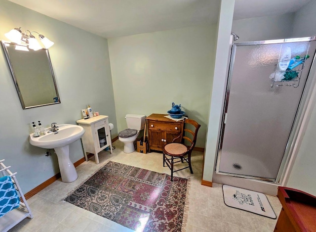 2047 60th Ave, Altona Twp, MN 56164 - bathroom with a stall shower and toilet