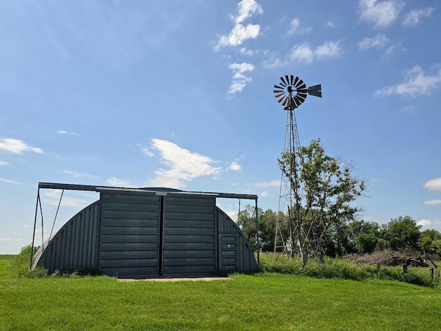 2047 60th Ave, Altona Twp, MN 56164 - view of pole building with a lawn