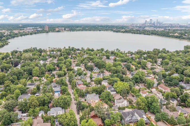 3916 Thomas Ave S, Minneapolis, MN 55410 - aerial perspective of suburban area featuring a nearby body of water