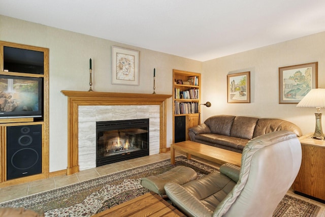 1890 Partridge Cir, Chanhassen, MN 55331 - living area featuring a fireplace and built in features