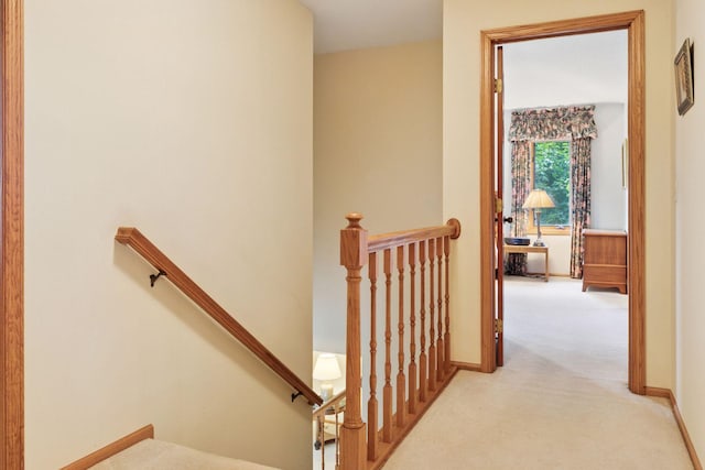 1890 Partridge Cir, Chanhassen, MN 55331 - stairway featuring carpet flooring