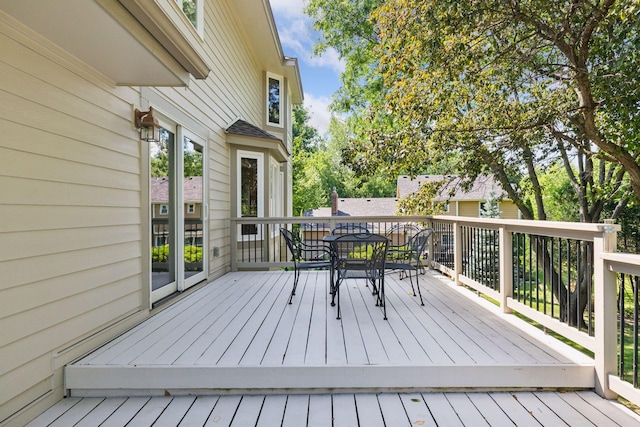 1890 Partridge Cir, Chanhassen, MN 55331 - deck with outdoor dining space