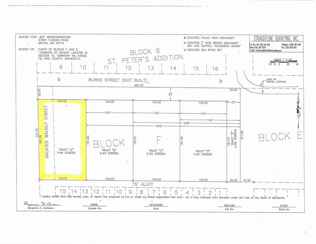 TBD-LotA Burns Street, Bruno, MN 55712