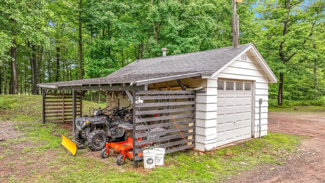 14645 Chapel Rd, Edgewater, WI 54817 - view of outdoor structure