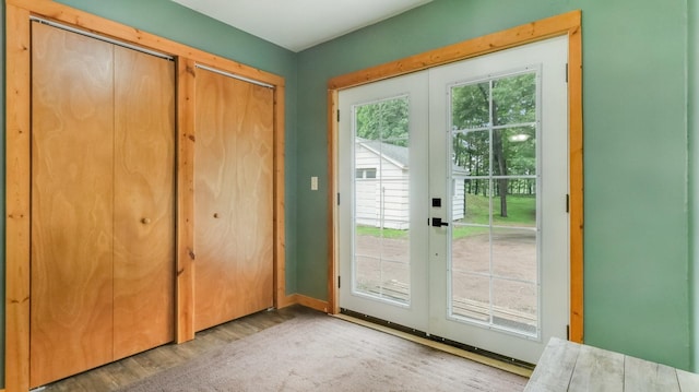 14645 Chapel Rd, Edgewater, WI 54817 - doorway featuring light wood finished floors