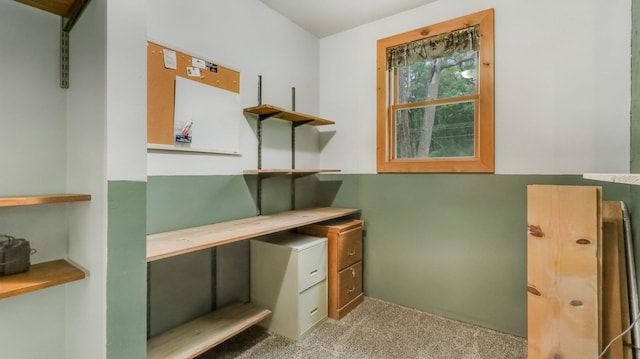 14645 Chapel Rd, Edgewater, WI 54817 - unfurnished office with carpet floors