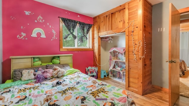 14645 Chapel Rd, Edgewater, WI 54817 - bedroom featuring wood finished floors