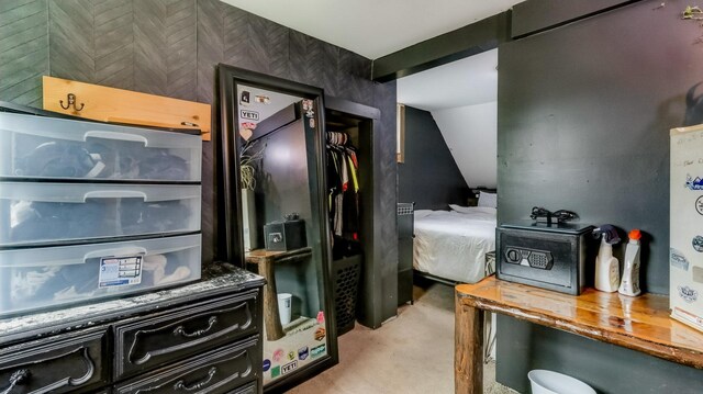 14645 Chapel Rd, Edgewater, WI 54817 - kitchen with carpet