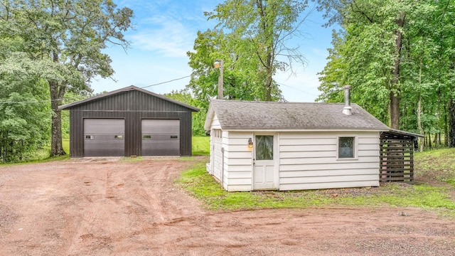 14645 Chapel Rd, Edgewater, WI 54817 - view of detached garage