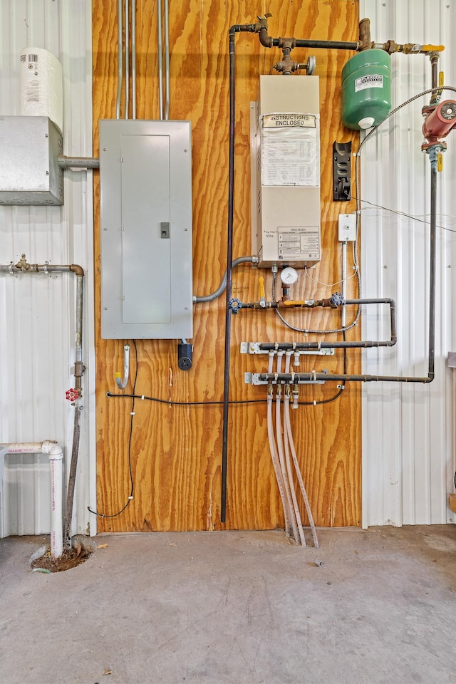 N5887 1110th St, Oak Grove Twp, WI 54021 - utility room featuring electric panel