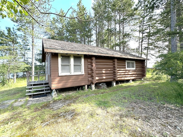 518 Sparrow Ln, Fall Lake Twp, MN 55731 - view of property exterior with log exterior