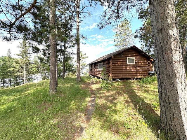 518 Sparrow Ln, Fall Lake Twp, MN 55731 - view of yard with an outdoor structure