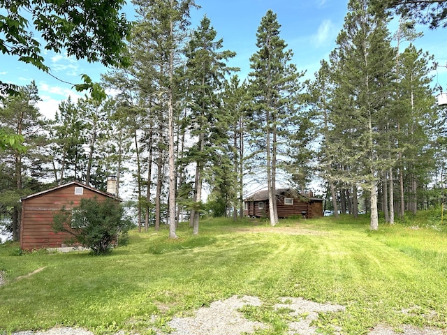 518 Sparrow Ln, Fall Lake Twp, MN 55731 - view of grassy yard