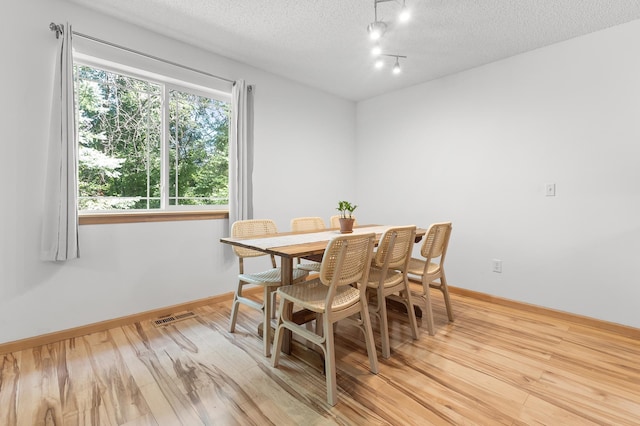 14939 Pinto Ln, Savage, MN 55378 - dining space with a textured ceiling and wood finished floors