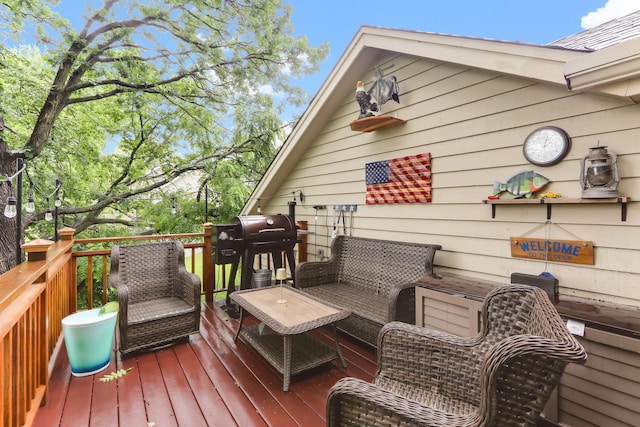 2583 Lost Lake Rd, Mound, MN 55364 - wooden deck featuring area for grilling
