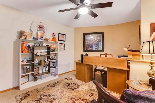2583 Lost Lake Rd, Mound, MN 55364 - office space with carpet flooring and ceiling fan
