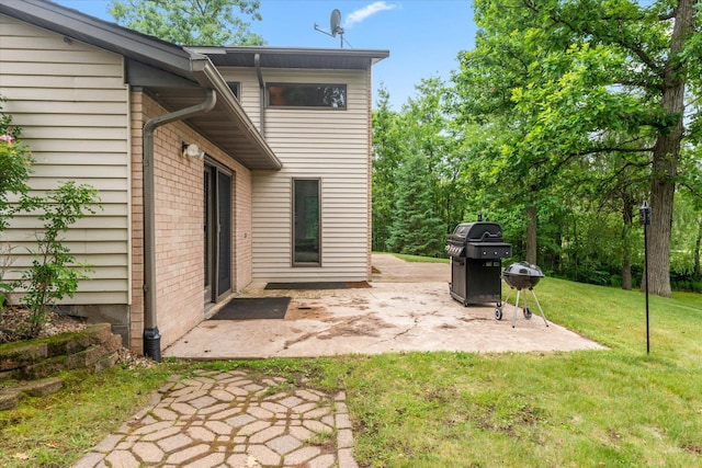 3718 Big Mcgraw Rd, Blaine Twp, WI 54830 - view of patio featuring area for grilling