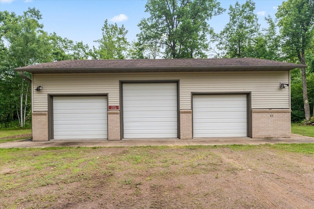3718 Big Mcgraw Rd, Blaine Twp, WI 54830 - view of detached garage