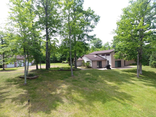 3718 Big Mcgraw Rd, Blaine Twp, WI 54830 - view of grassy yard