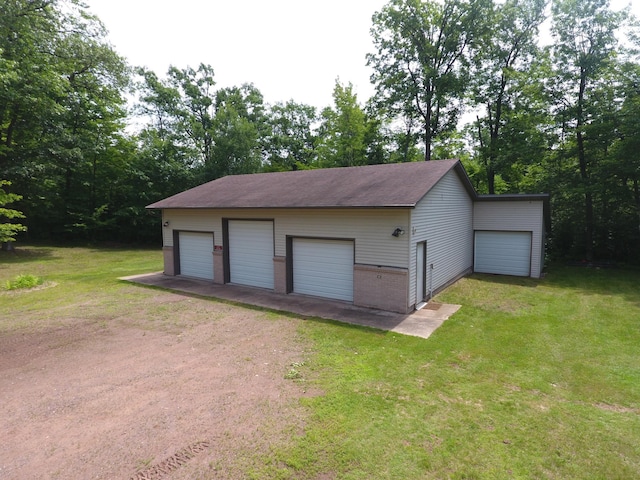 3718 Big Mcgraw Rd, Blaine Twp, WI 54830 - view of detached garage