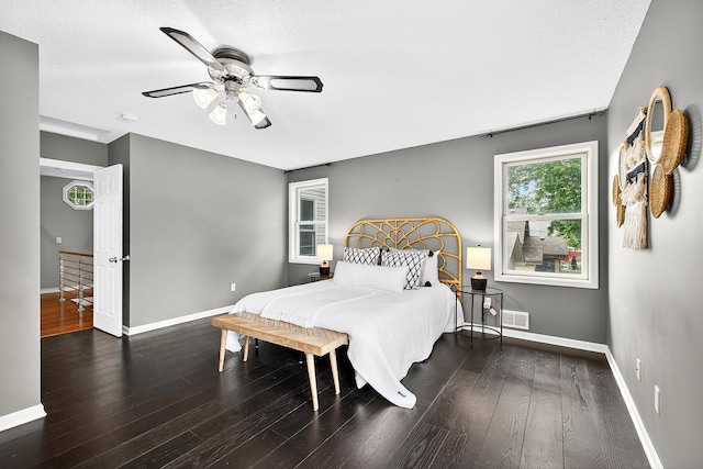 4716 30th Ave S, Minneapolis, MN 55406 - bedroom with wood finished floors and a ceiling fan