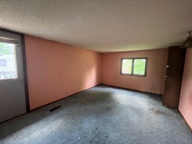 241 S Street W, Amery, WI 54001 - carpeted empty room with a textured ceiling