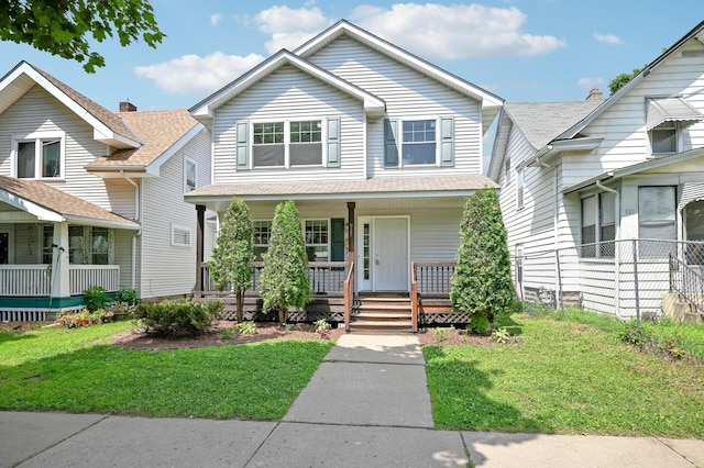927 Charles Ave, Saint Paul, MN 55104 - view of front of home with a porch and a front yard
