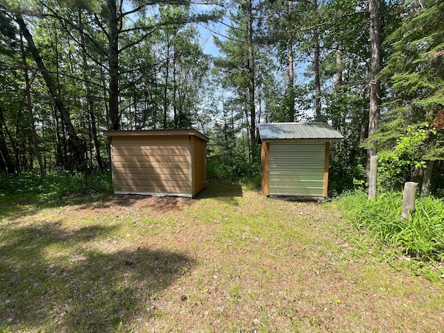 31519 243rd Ave, Moose Creek Twp, MN 56676 - view of yard with a storage unit