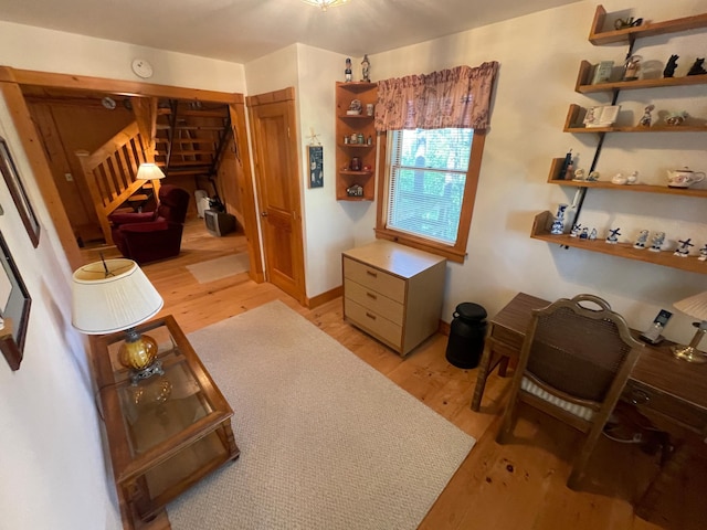 31519 243rd Ave, Moose Creek Twp, MN 56676 - living area with light wood-style floors