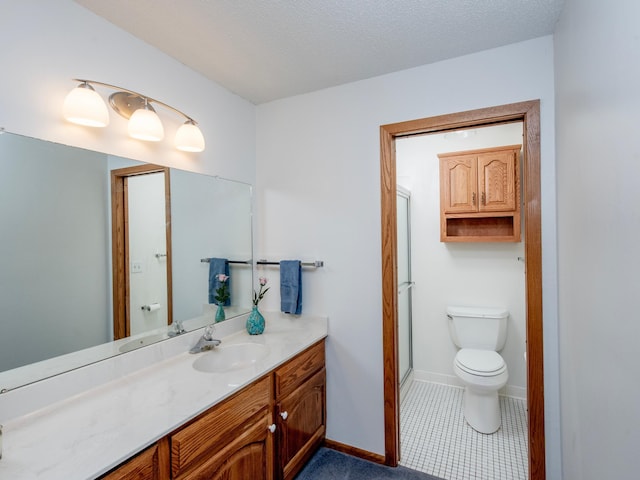 10 Windsor Ct Unit 205, New Brighton, MN 55112 - bathroom with vanity, a stall shower, and tile patterned flooring
