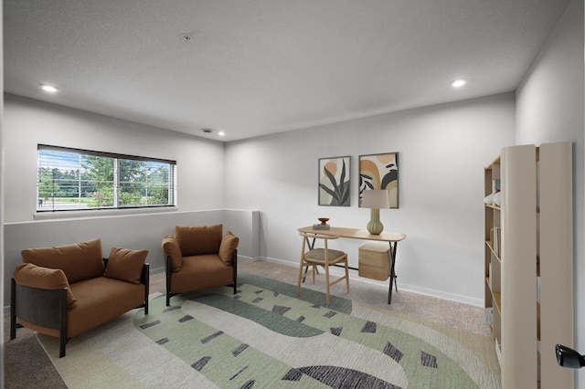 8698 London Cir NE Unit C, Blaine, MN 55449 - living area with carpet and recessed lighting