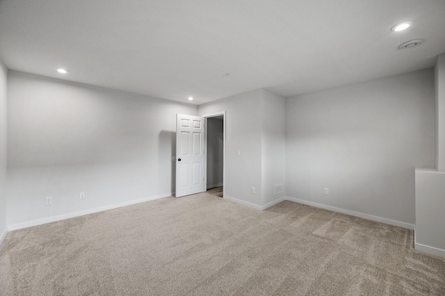 8698 London Cir NE Unit C, Blaine, MN 55449 - carpeted spare room with recessed lighting